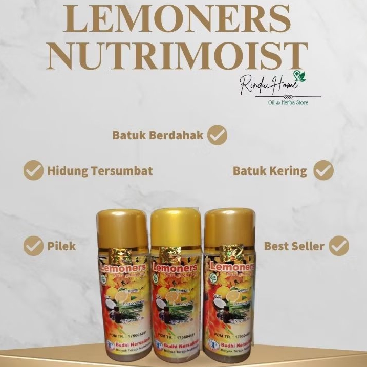 MINYAK TERAPI LEMONERS NUTRIMOIST ASLI BUDHI NERSALINDO | LEMONERS NUTRIMOIST | OIL NUTRIMOIST