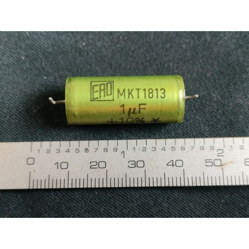 ERO MKT1813 Capacitor 1uf 400v 10% metalized Polyester film nos