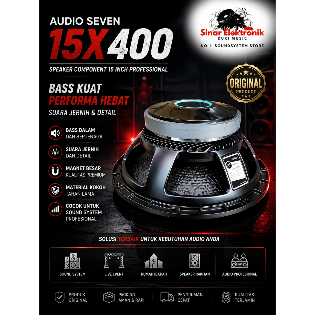 Speaker Audio seven 15X400