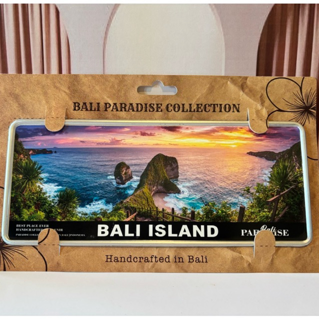 SOUVENIR BALI / EXCLUSIVE PLAT BALI PARADISE COLLECTION // WATERPROOF