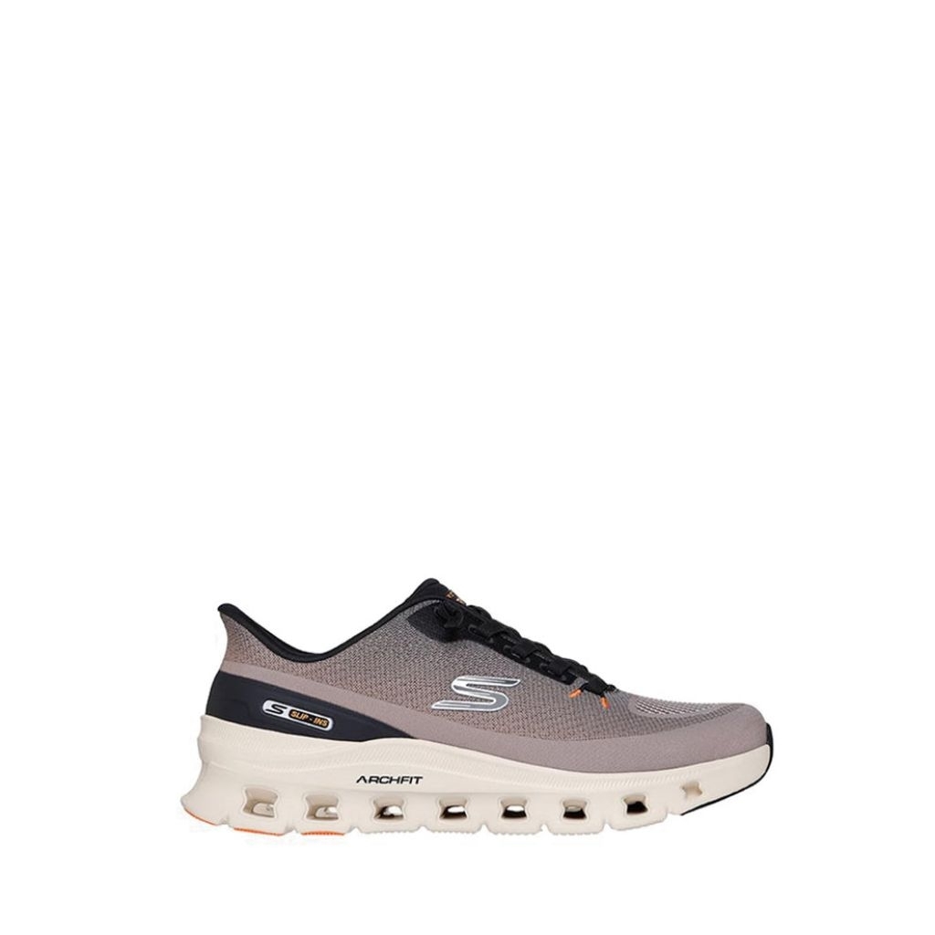 Sepatu Pria Skechers Arch Fit Glide-Step Pro Men's Sneakers Shoes - Taupe Original