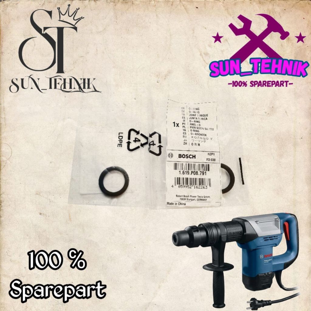 ORING FOR MESIN JACK HAMMER BOSCH GSH500 ORING SEAL MESIN JACK HAMMER BOSCH GSH500 ORIGINAL