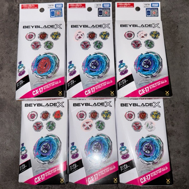 FULLSET CX-17 01-06 Paket Take All Beyblade X Takara Tomy