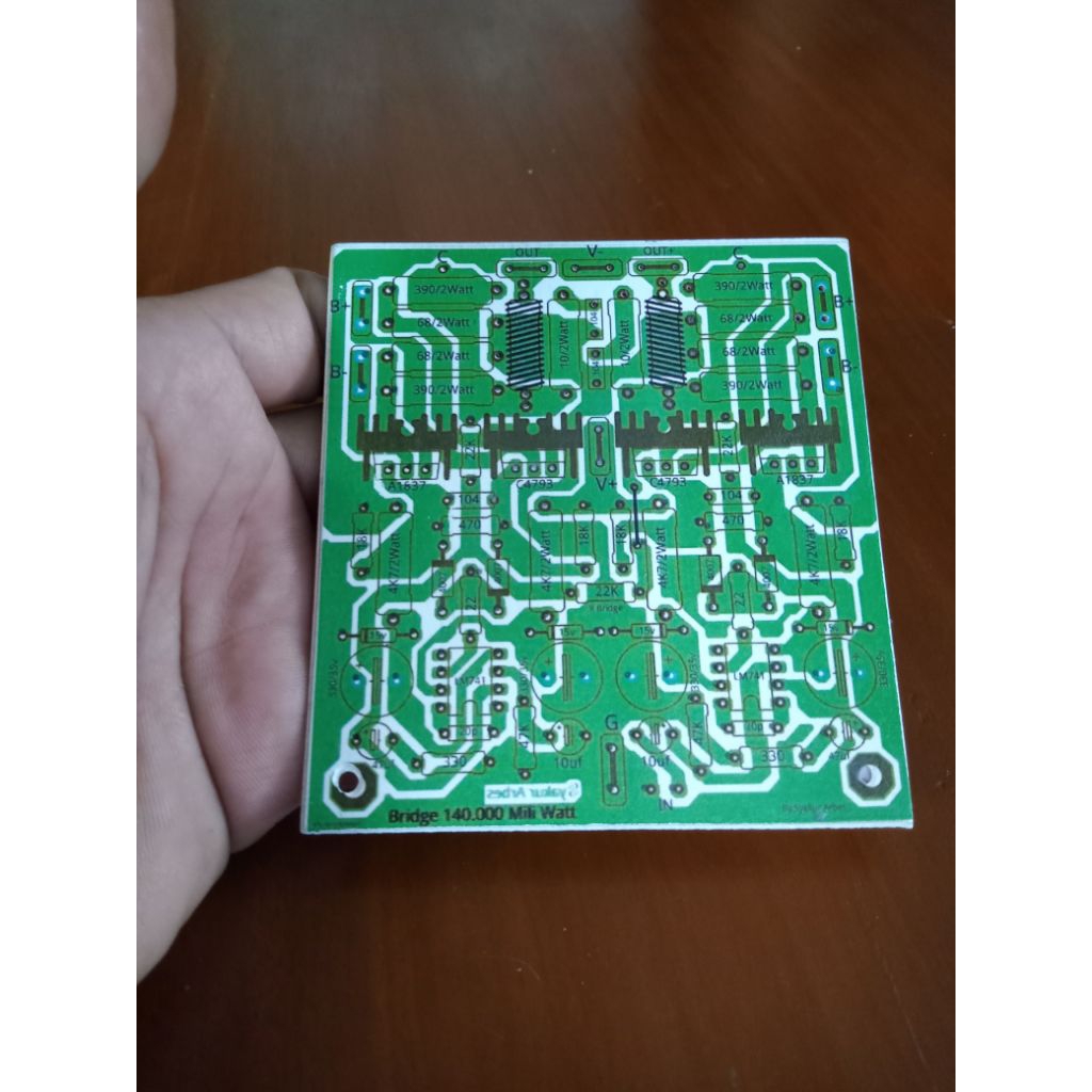pcb  driver 140 watt britge/btl