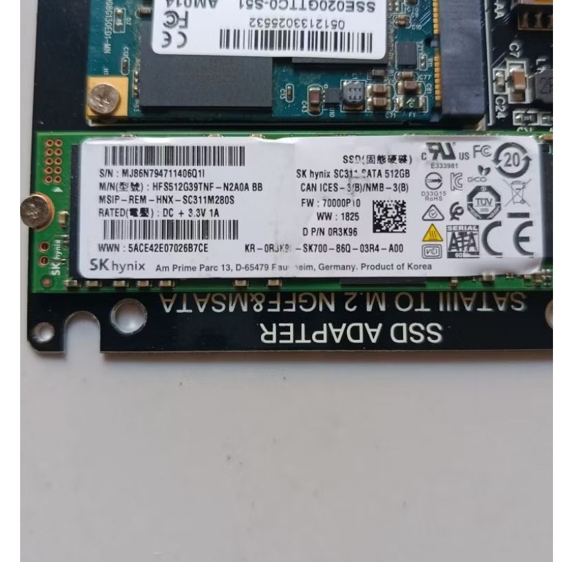 SSD M.2 SATA SK HYNIX 512GB
