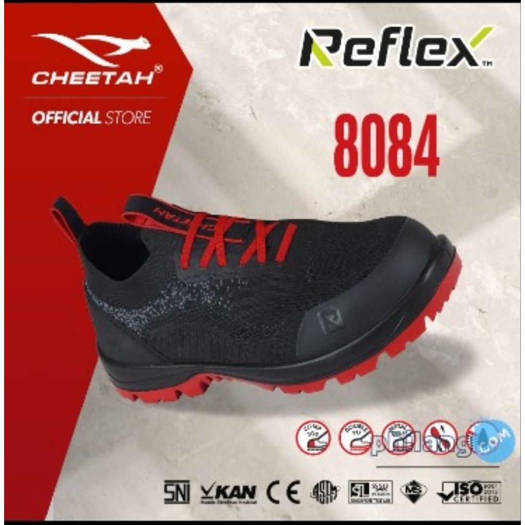 SAFETY SHOES CHEETAH REFLEX 8084 / sepatu safety cheetah reflex 8084 / sepatu safety murah / sepatu 