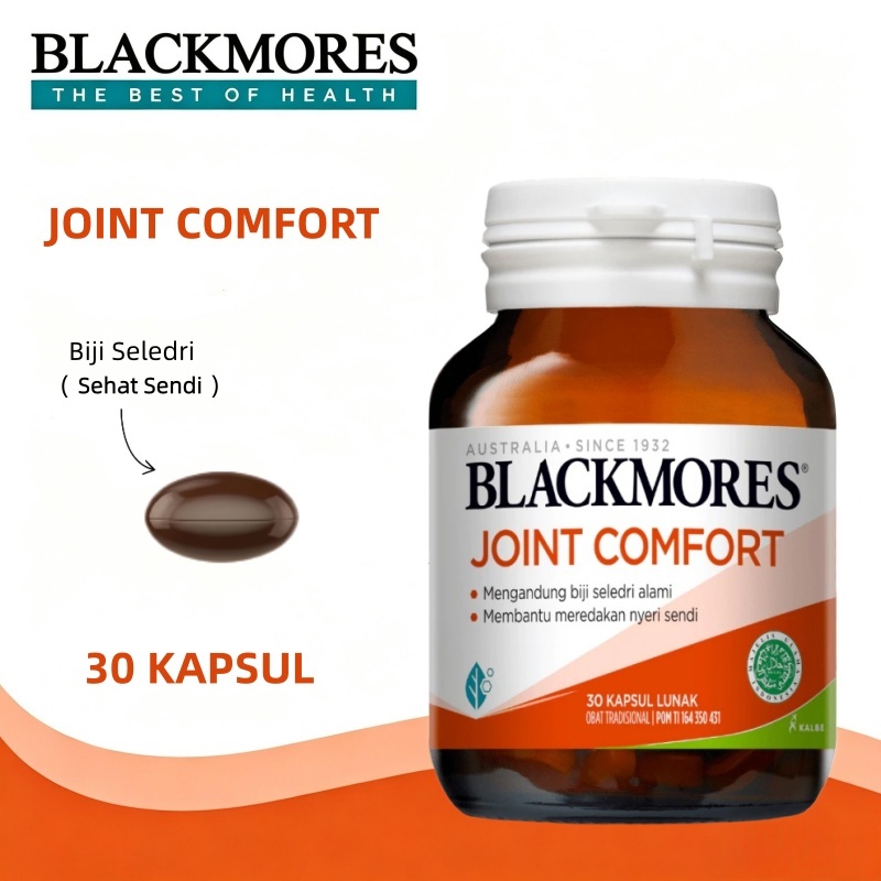 BLACKMORES Joint Comfort Suplemen Sendi 30Kapsul Minyak Biji Seledri Meredakan Nyeri