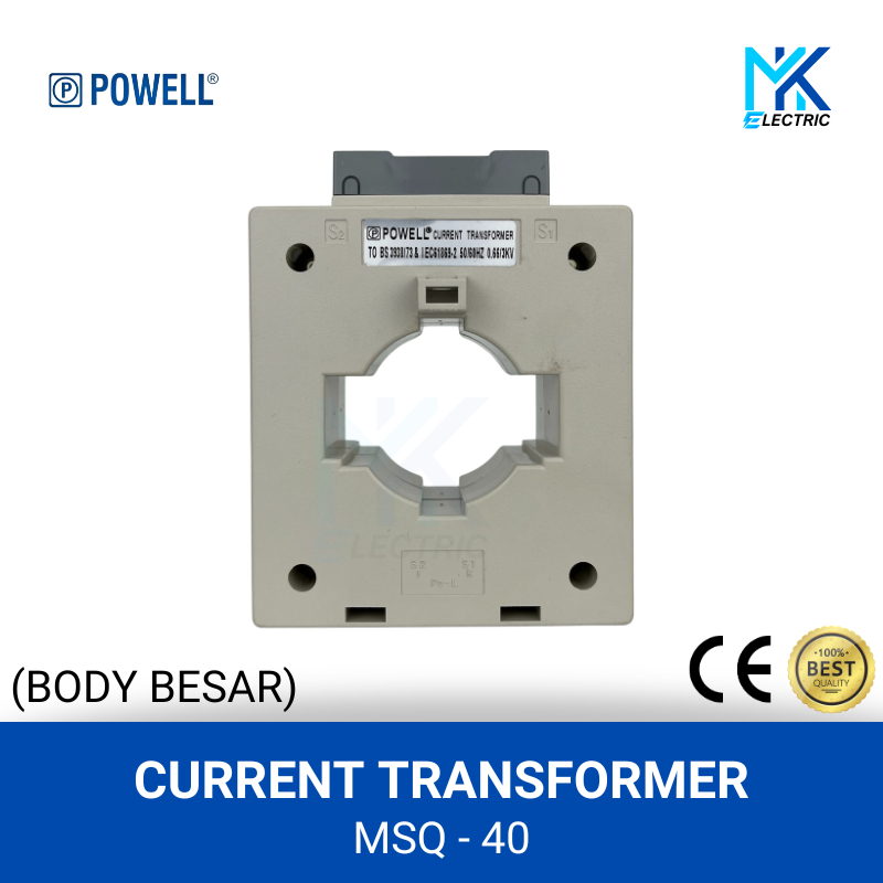 Current Transformer MSQ - 40 CT BODY BESAR CLASS 0.5 - Powell