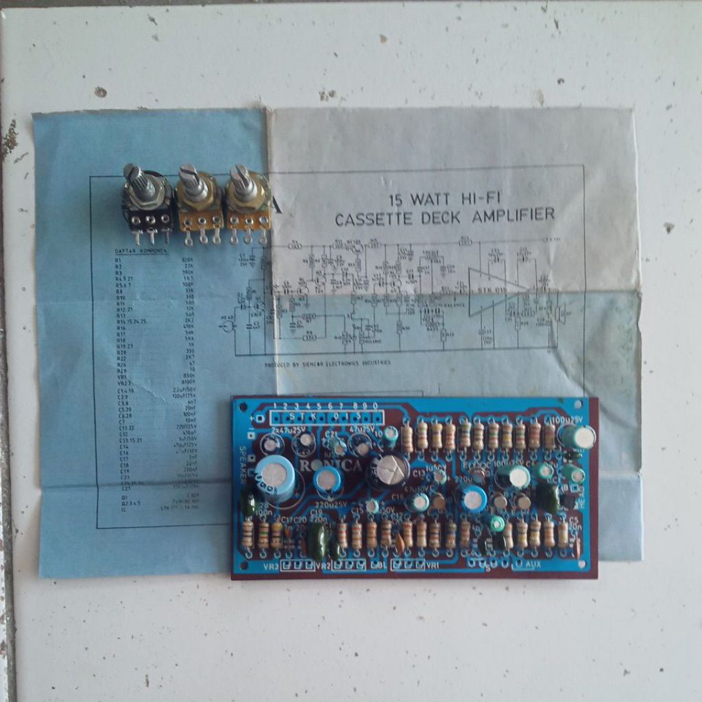 kit PCB amplifier stk015