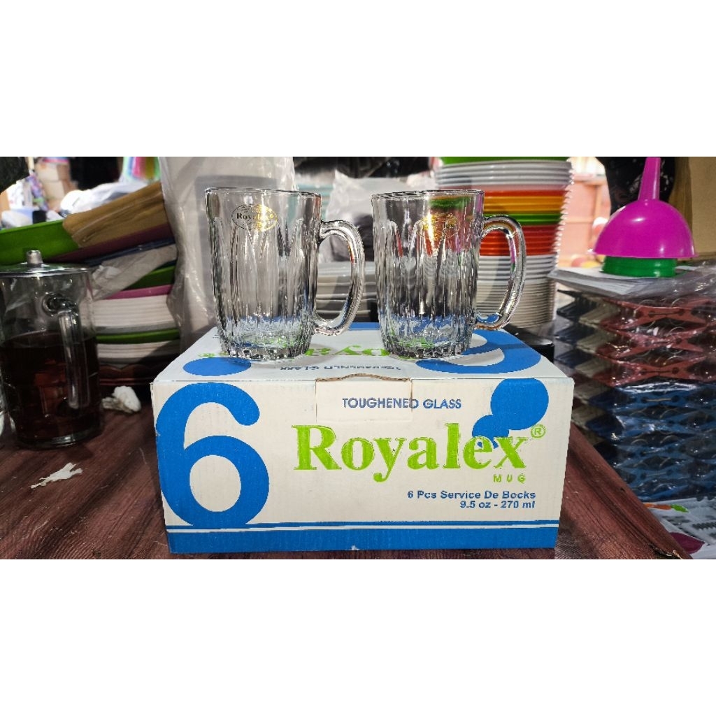(6 PCS) GELAS KACA ROYALEX PREMIUM