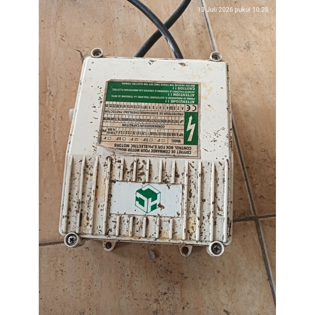 CONTROL BOX SIBEL 3HP /POMPA SUMUR BOR BEKAS ORI BAWAAN, HCL