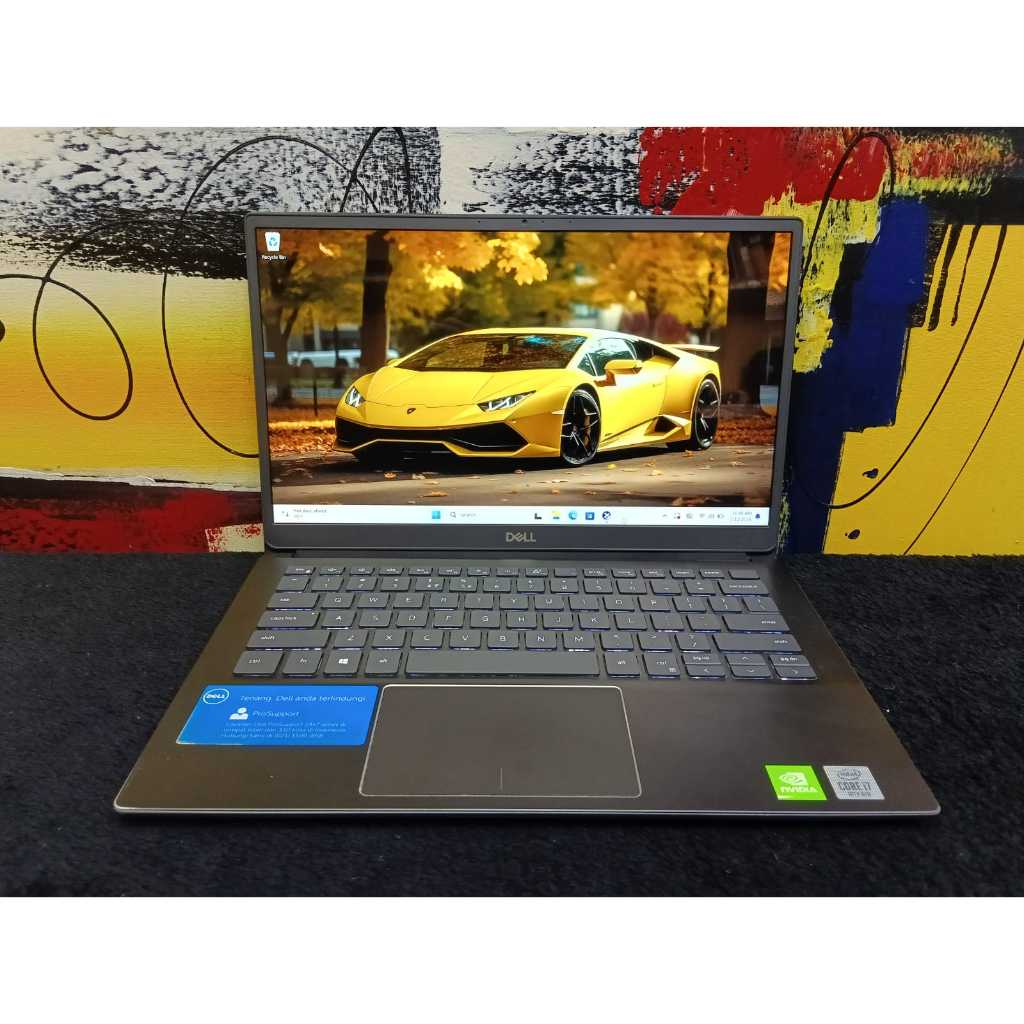 Laptop Dell Vostro 5391 Core i7 10510U 8/512 NVIDIA MX250 Slim Backlit Siap Pakai