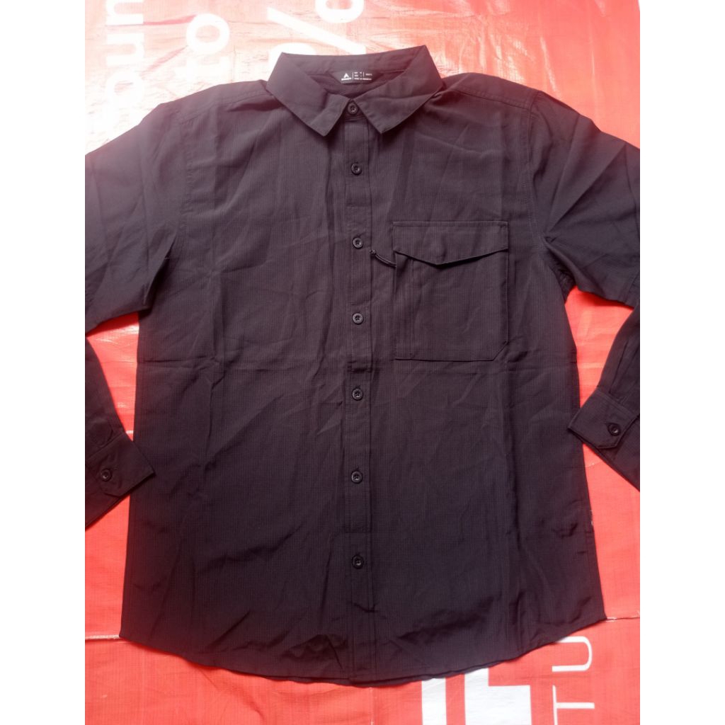 Kemeja Gunung Eiger Gravel 1.0 LS Black