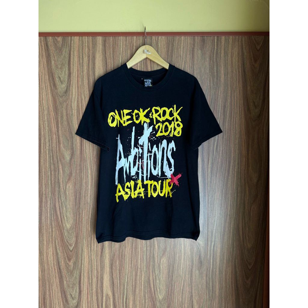 Baju Kaos Band One Ok Rock Official Asia Tour 2018 Second