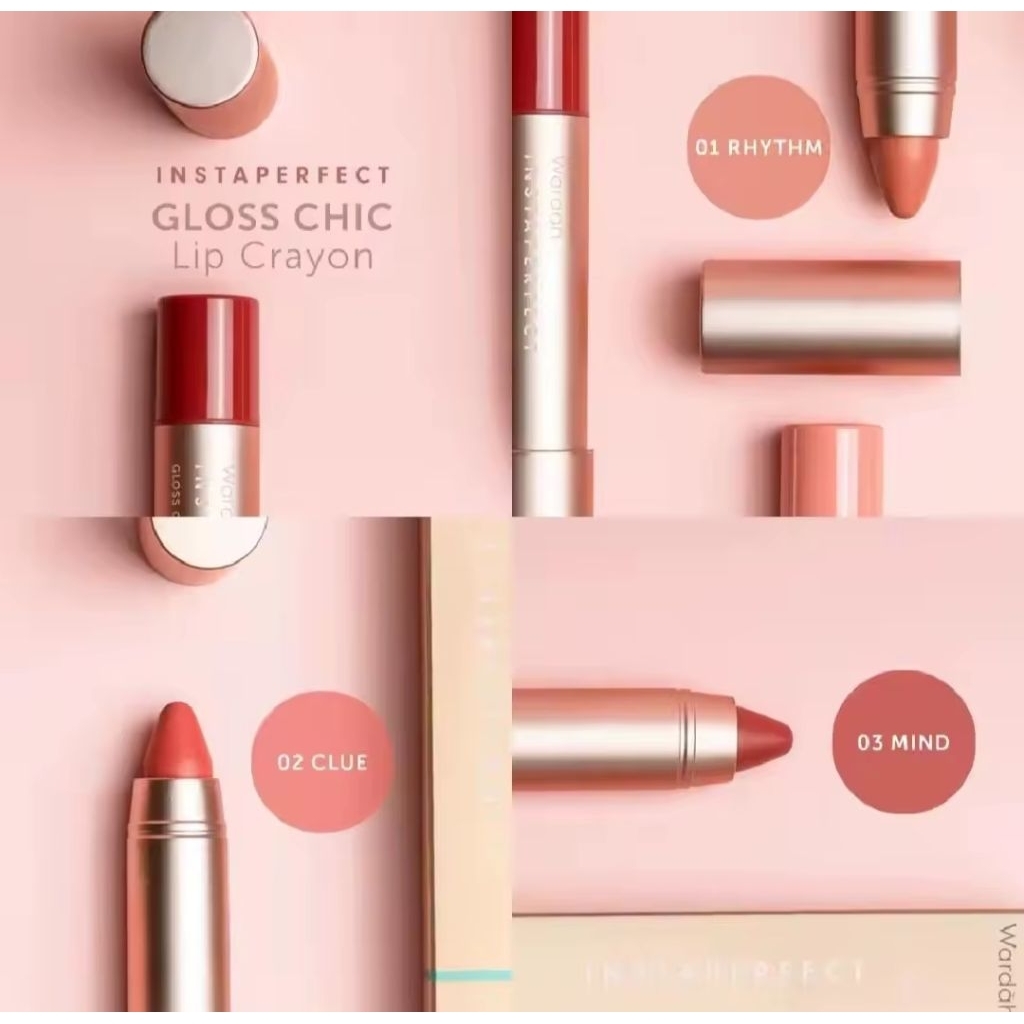 Wardah Instaperfect Gloss Chic Lip Crayon