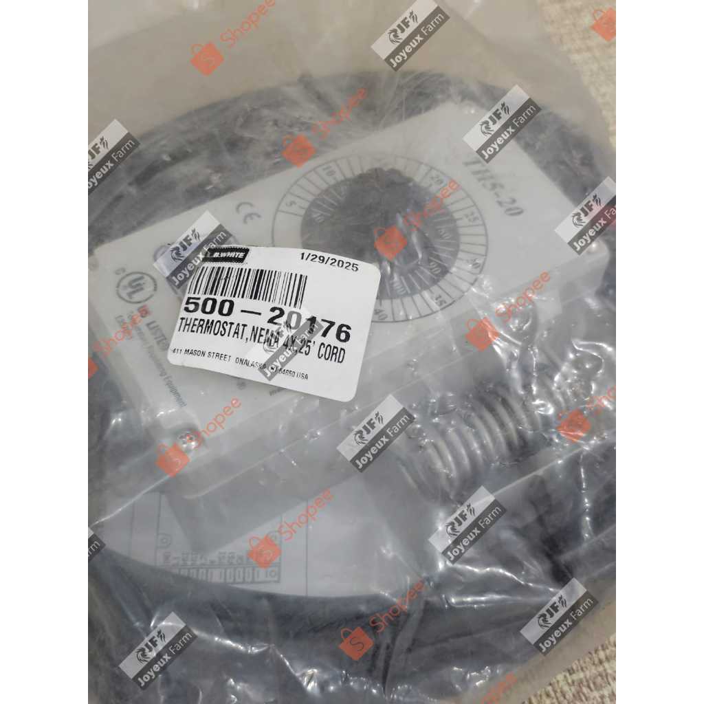 THERMOSTAT NEMA 4X/SPAREPART HEATER LB WHITE/PART LB WHITE/SUKU CADANG LB WHITE GUARDIAN