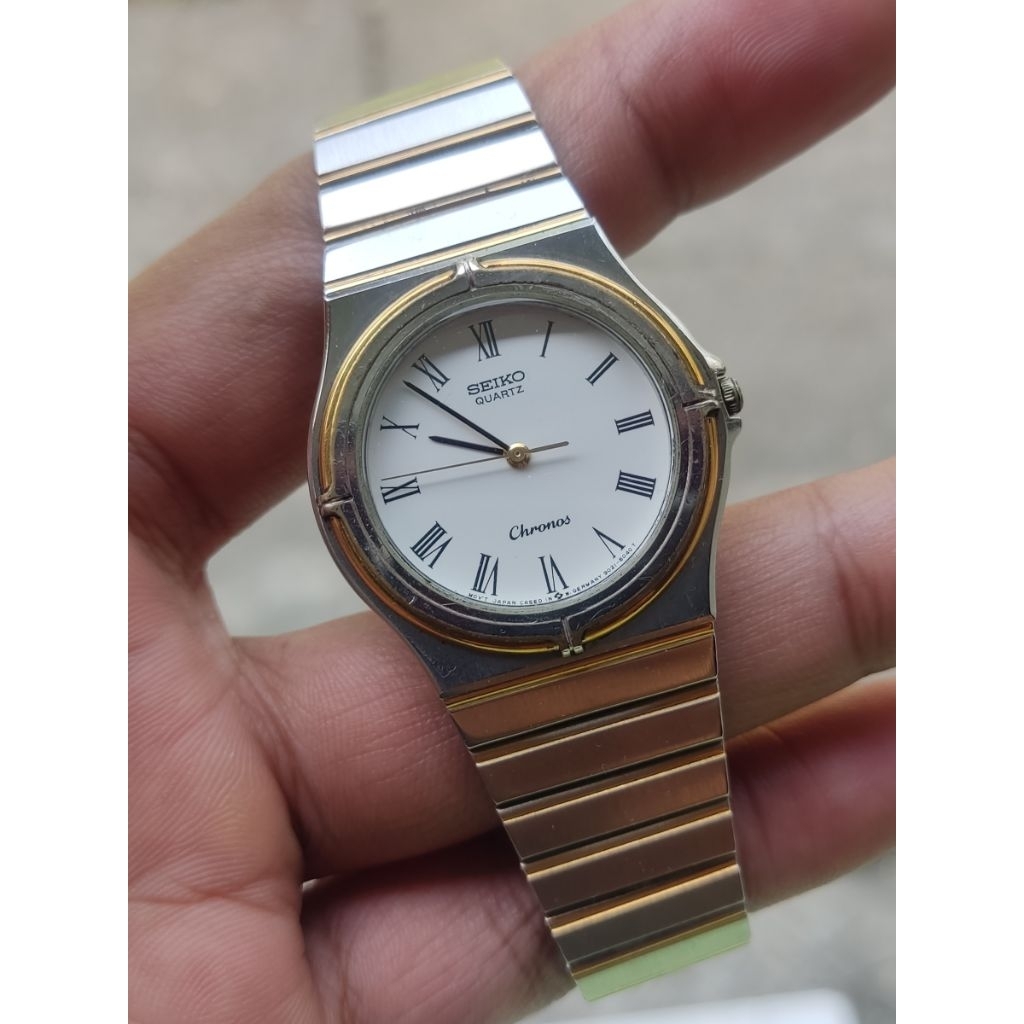 Seiko Chronos Roman Super Slim ala Constellation