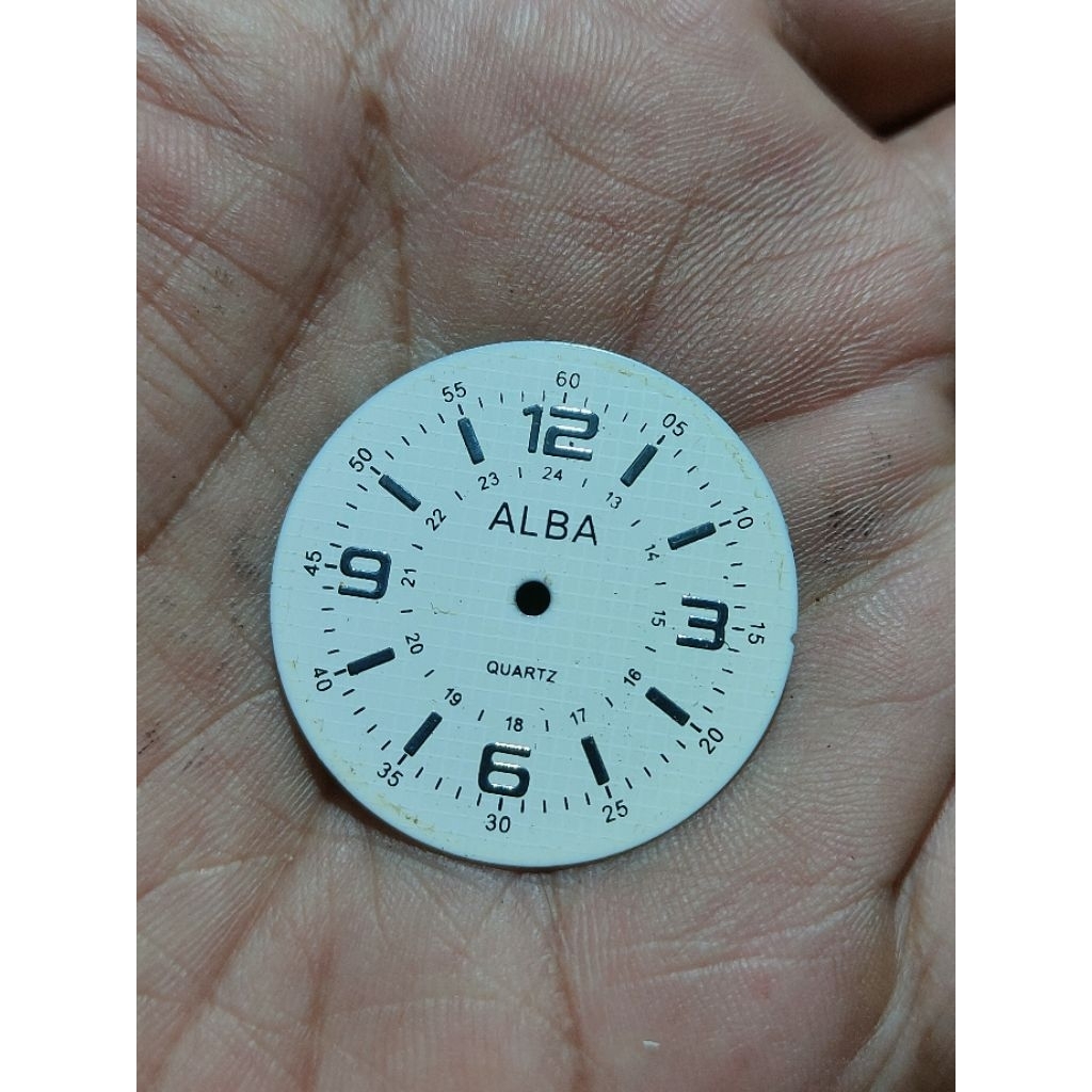 dial arloji Alba ukuran 30 mm