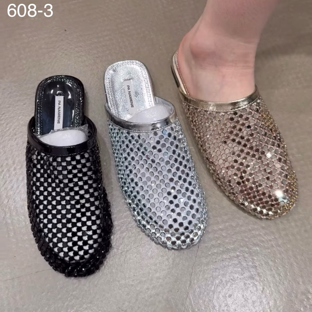608-3 Sandal Guangzhou Flat Wanita Import