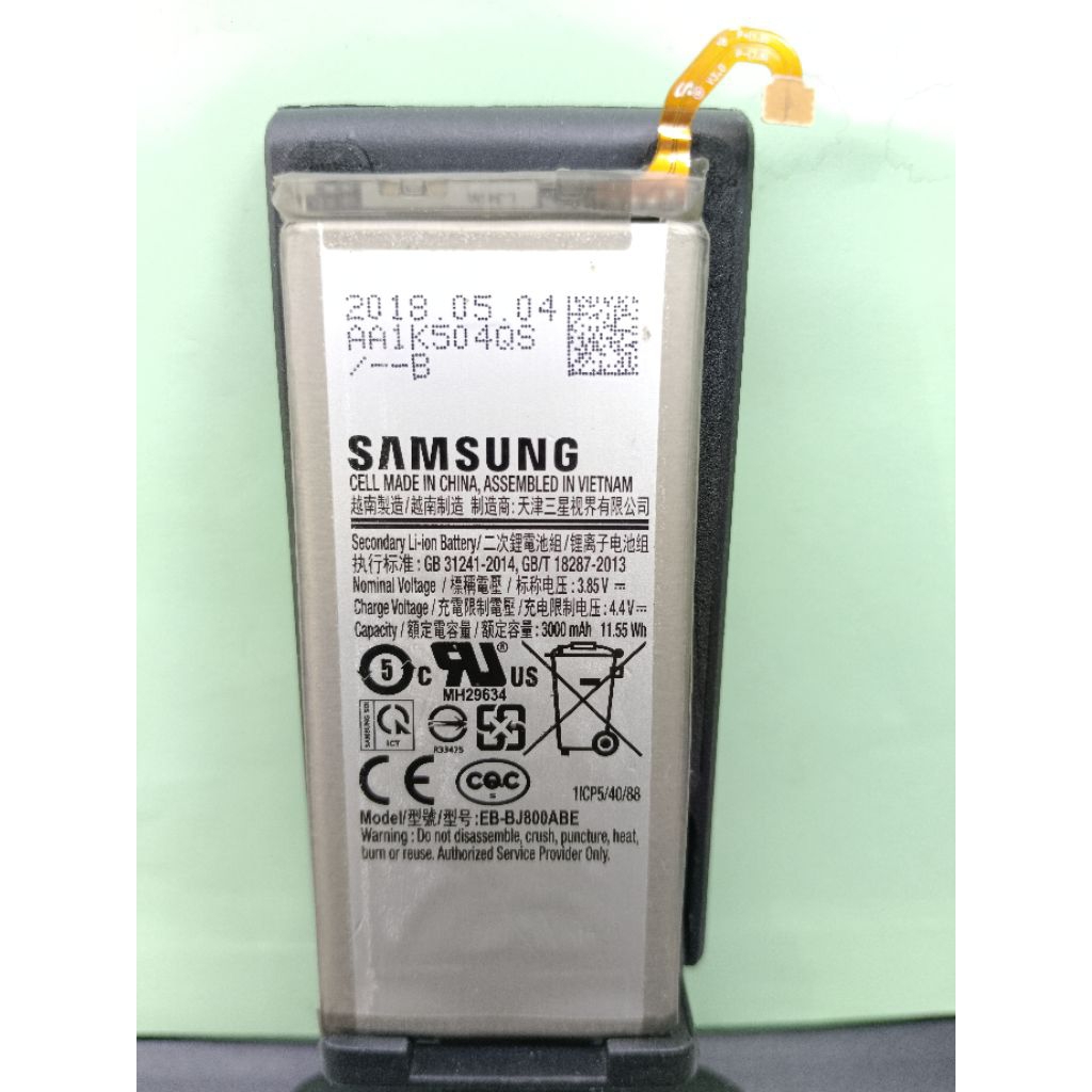 baterai / batrai / battery second eb-bj800abe j8 2018 j810, j6 2018 j600, a6 2018 a600