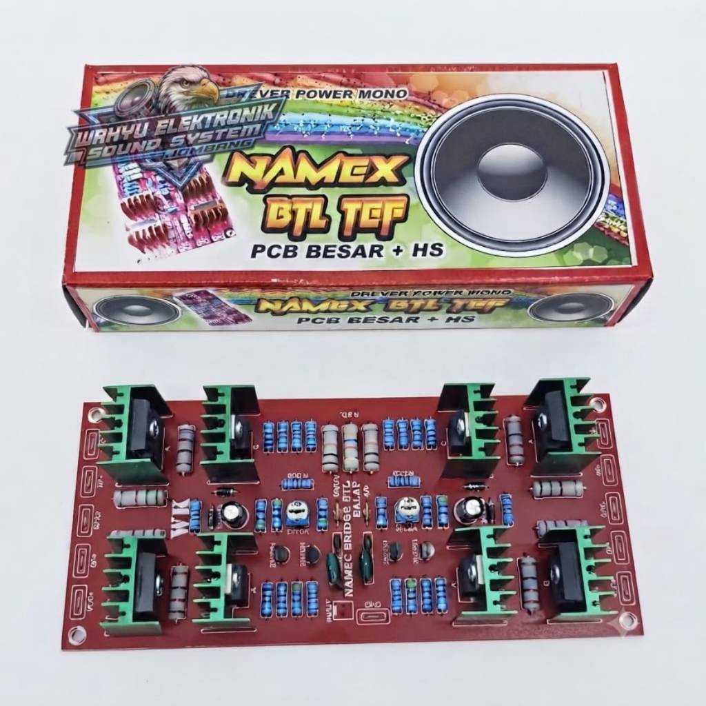 Kit Driver Power Mono NAMEC BTL Low Sub / NAMEX BTL TEFF Suara Mantap