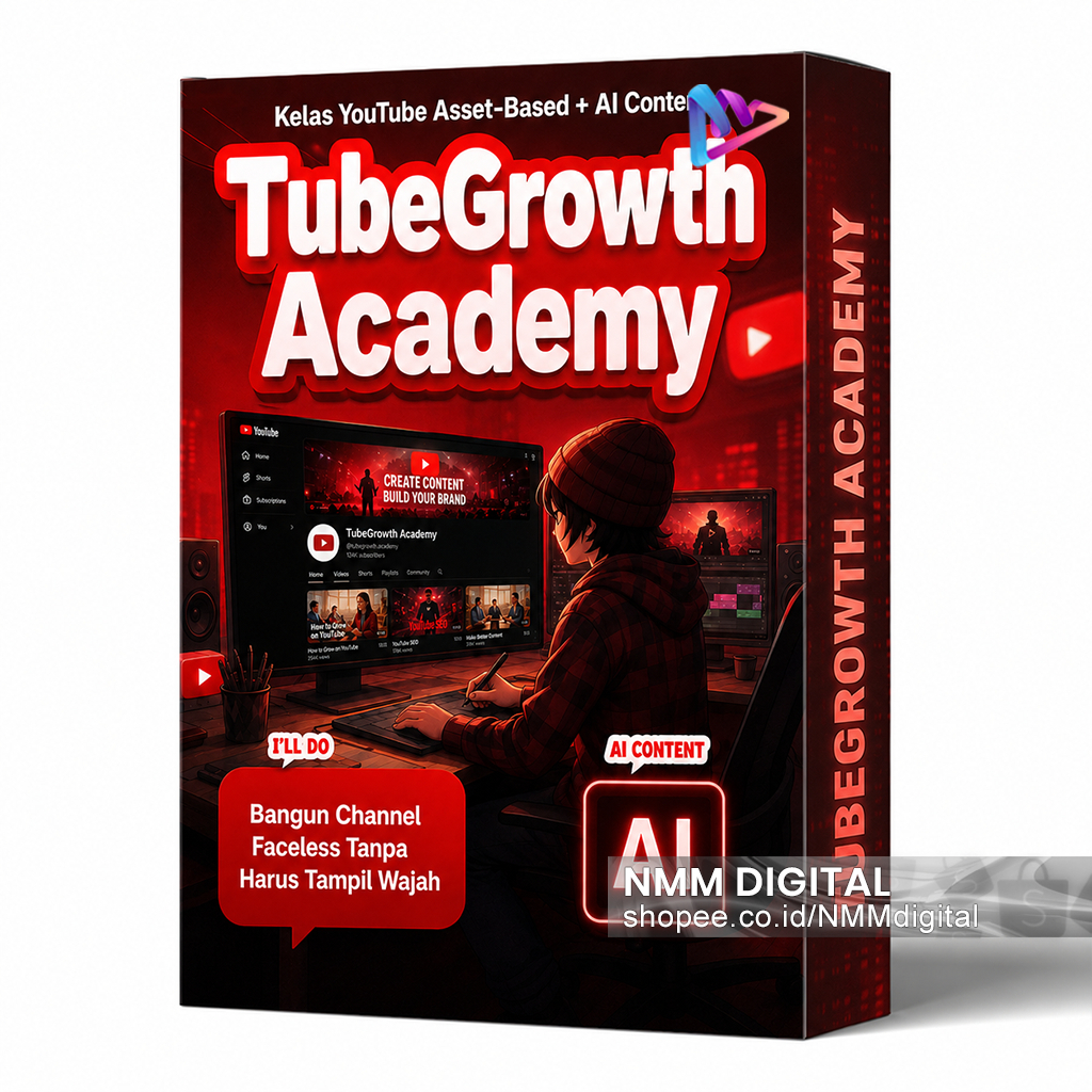 TubeGrowth - Sistem & Tools untuk Membuat Channel YouTube Faceless dengan Konten relaxing, murottal,