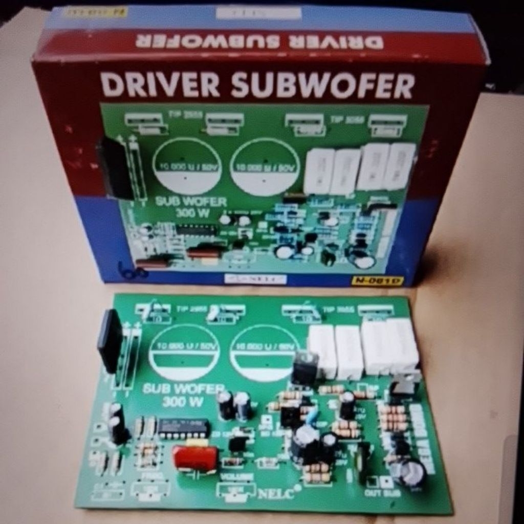 Driver subwoofer Nelc 081D