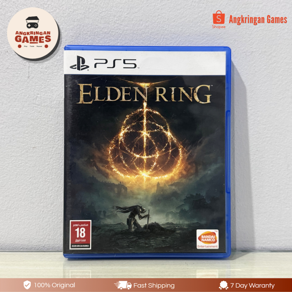 BD Kaset Elden Ring PS4 PS5 Second Bekas Original | Game RPG Soulslike Misteri Seru PlayStation