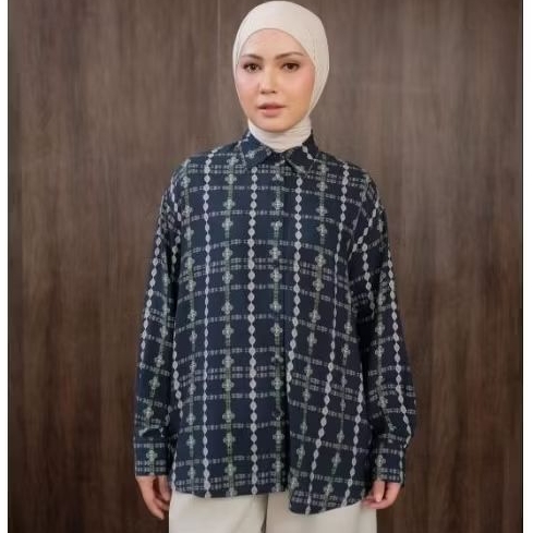 Thaluna Allover Shirt Heaven Lights / Jastip Heaven Lights / Kemeja heaven lights