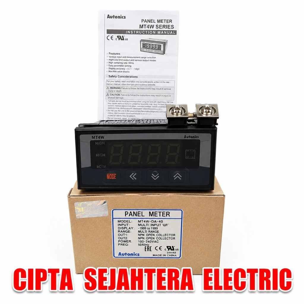 PANEL METER MT4W-DA-40 Autonics