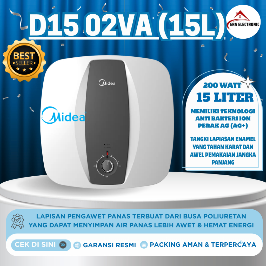 Midea D10-02VA Pemanas Air Listrik - Water Heater