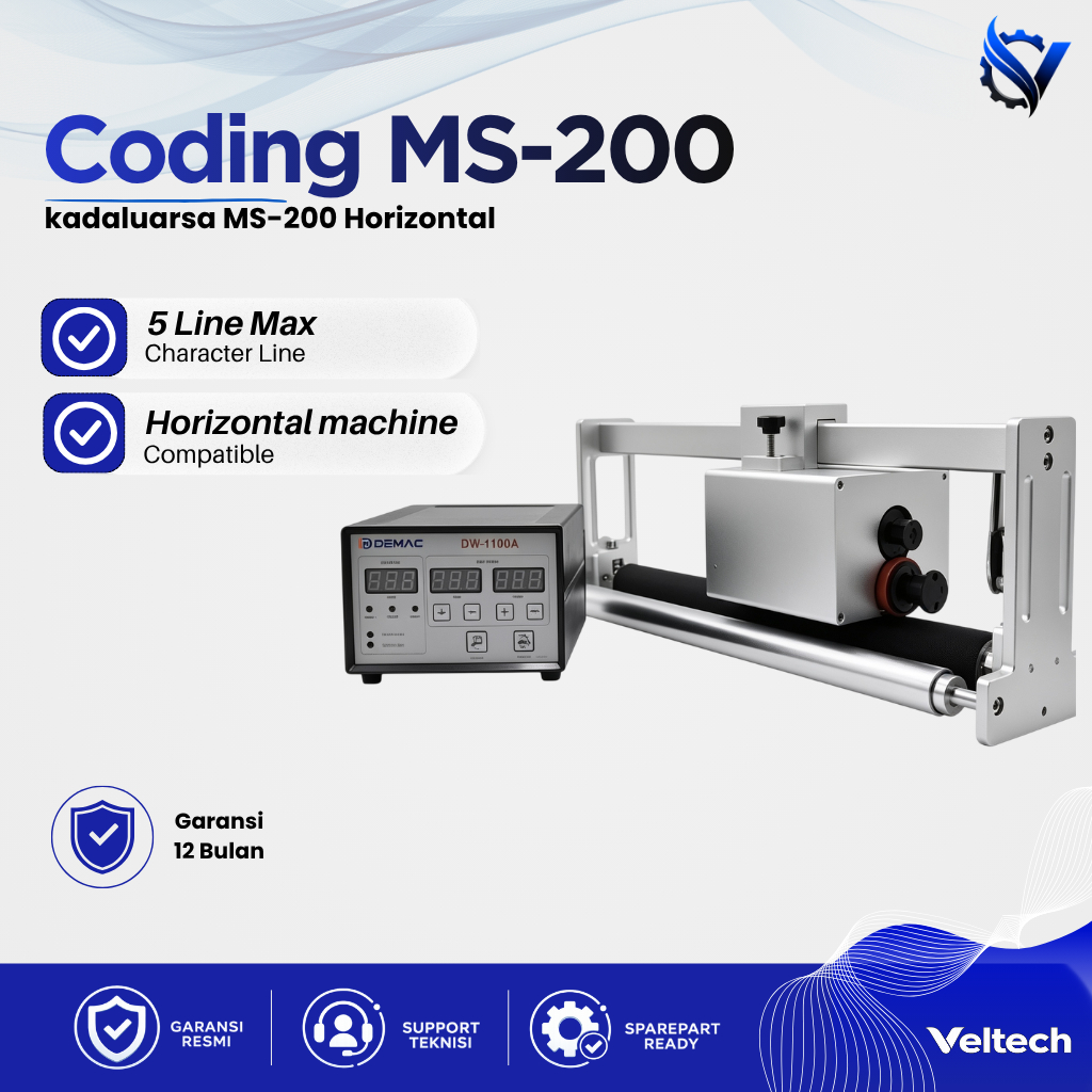Mesin Coding Cetak Expired MS-200/Mesin Cetak kadaluarsa MS-200 Horizontal Packaging