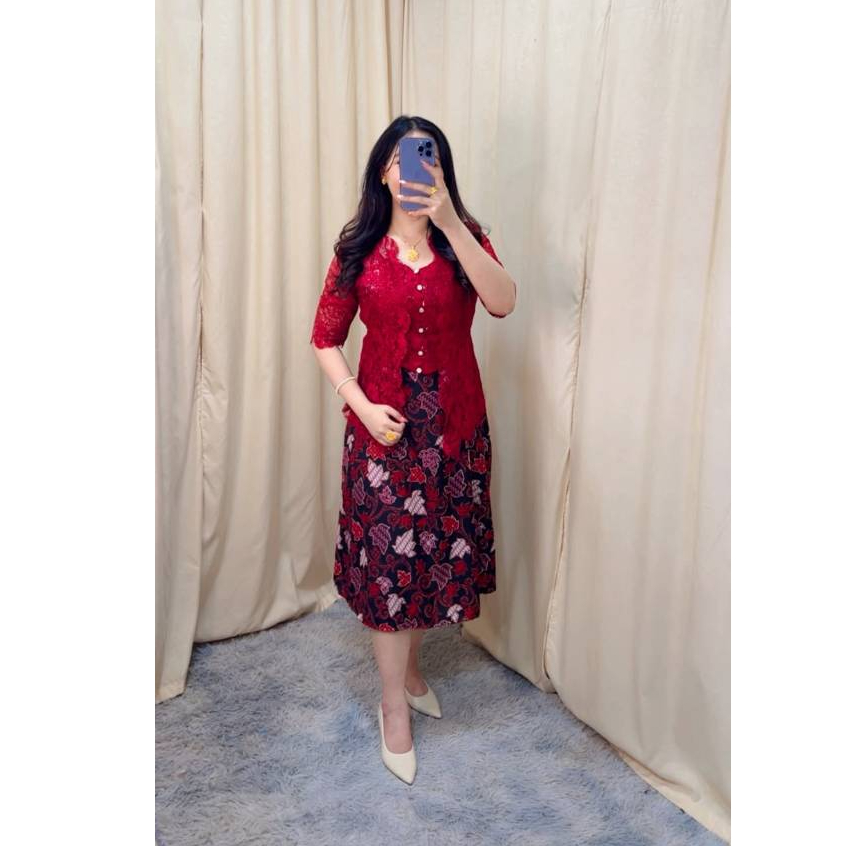 BATIK MARTA/DRESS KEKINIAN/DRESS Dress Batik Wanita Model Marta Lengan Panjang Bahan Katun Halus unt