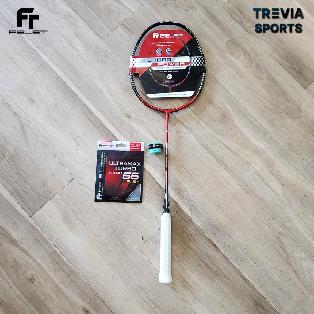 Raket Badminton Felet TJ 1000 / Raket Bulu Tangkis Felet TJ 1000 Power ORIGINAL