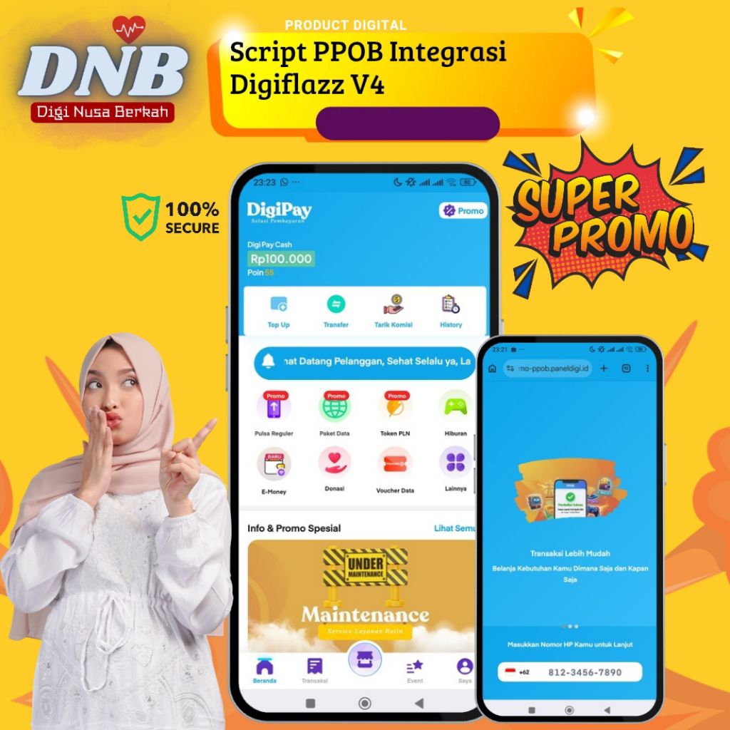 Source Code DigiPay Pulsa PPOB Version Terbaru