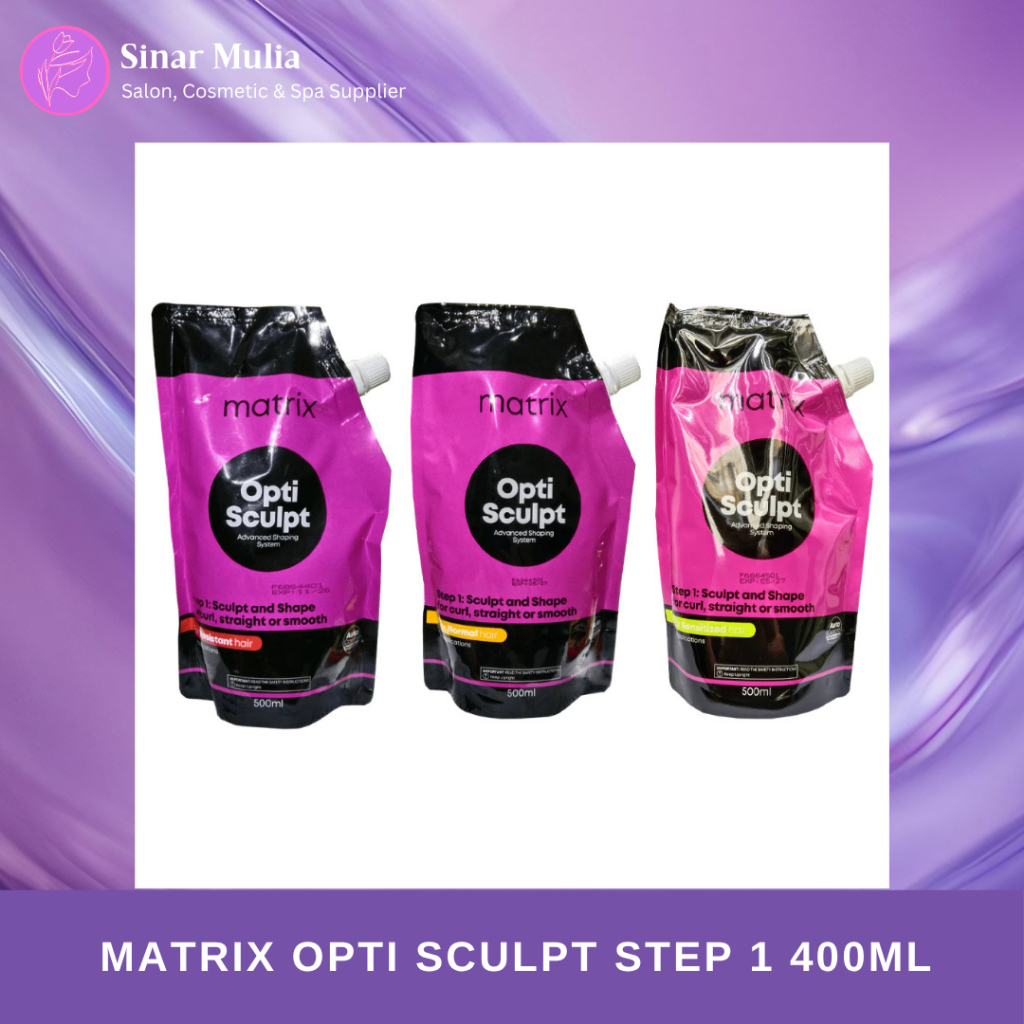 Matrix Opti Sculpt Series Step 1 500ml - Smoothing/Pelurusan Rambut Keratin