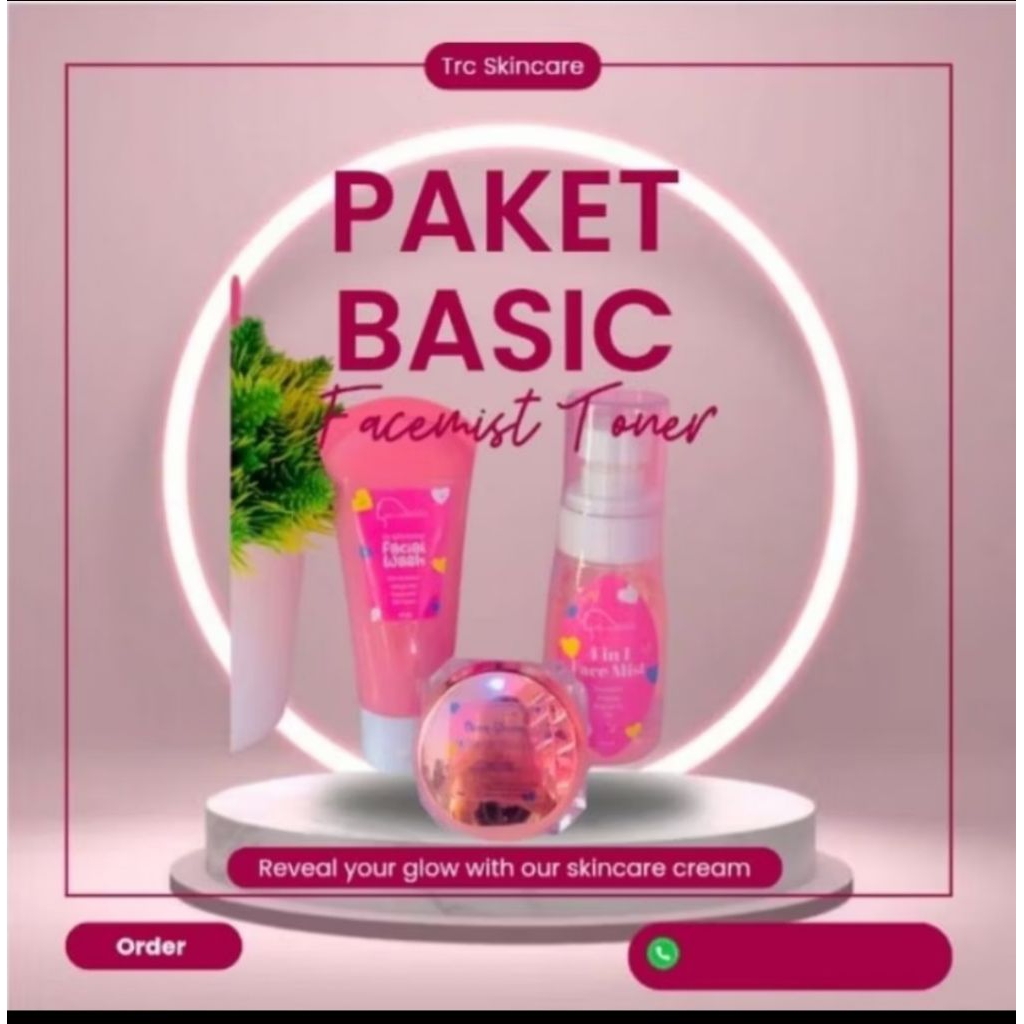 TRC SKINCARE PAKET BASIC BPOM