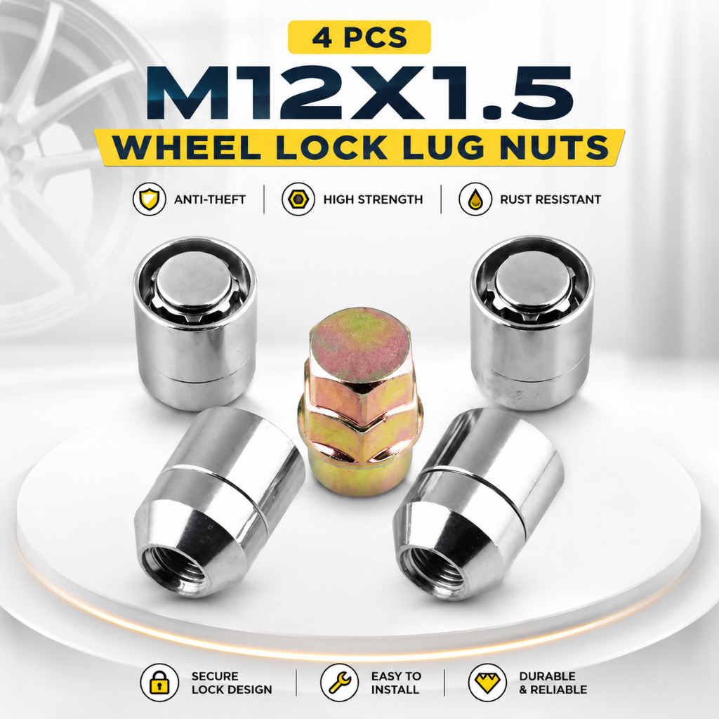 Wheel Lock Nut Mur Kunci Roda Baut Mobil Anti Maling Universal