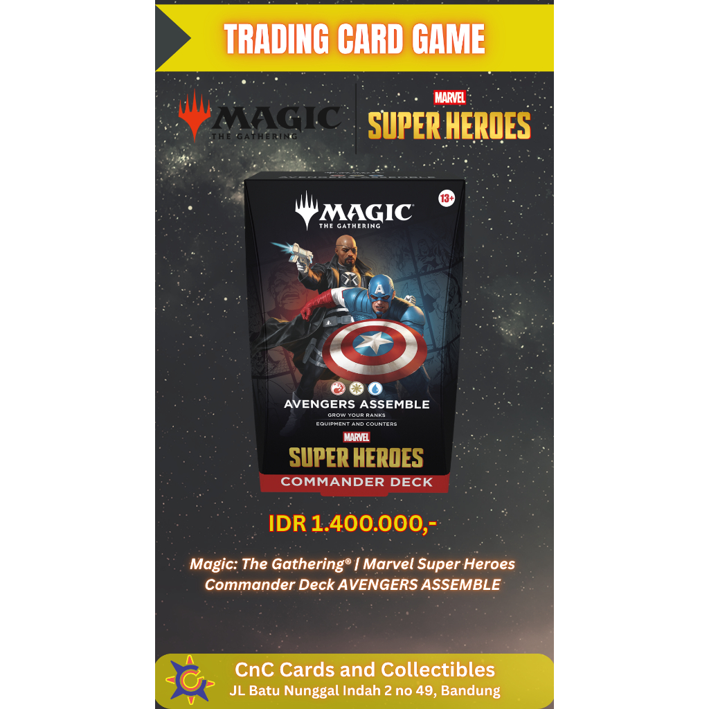 Magic: The Gathering l Marvel Super Heroes Commander Deck AVENGERS ASSEMBLE