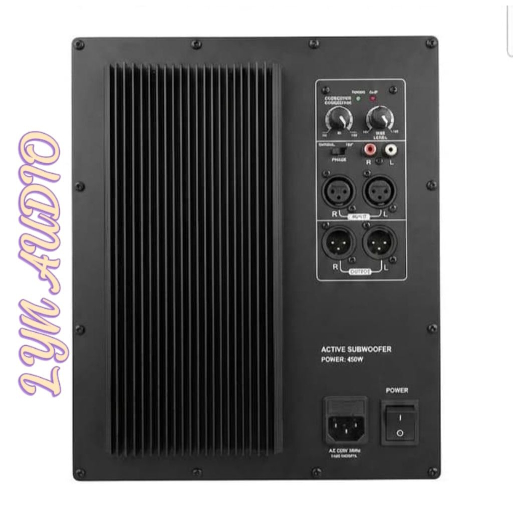 POWER KIT SUBWOOFER HT500 UKURAN 25X30 CM  1200  WATT