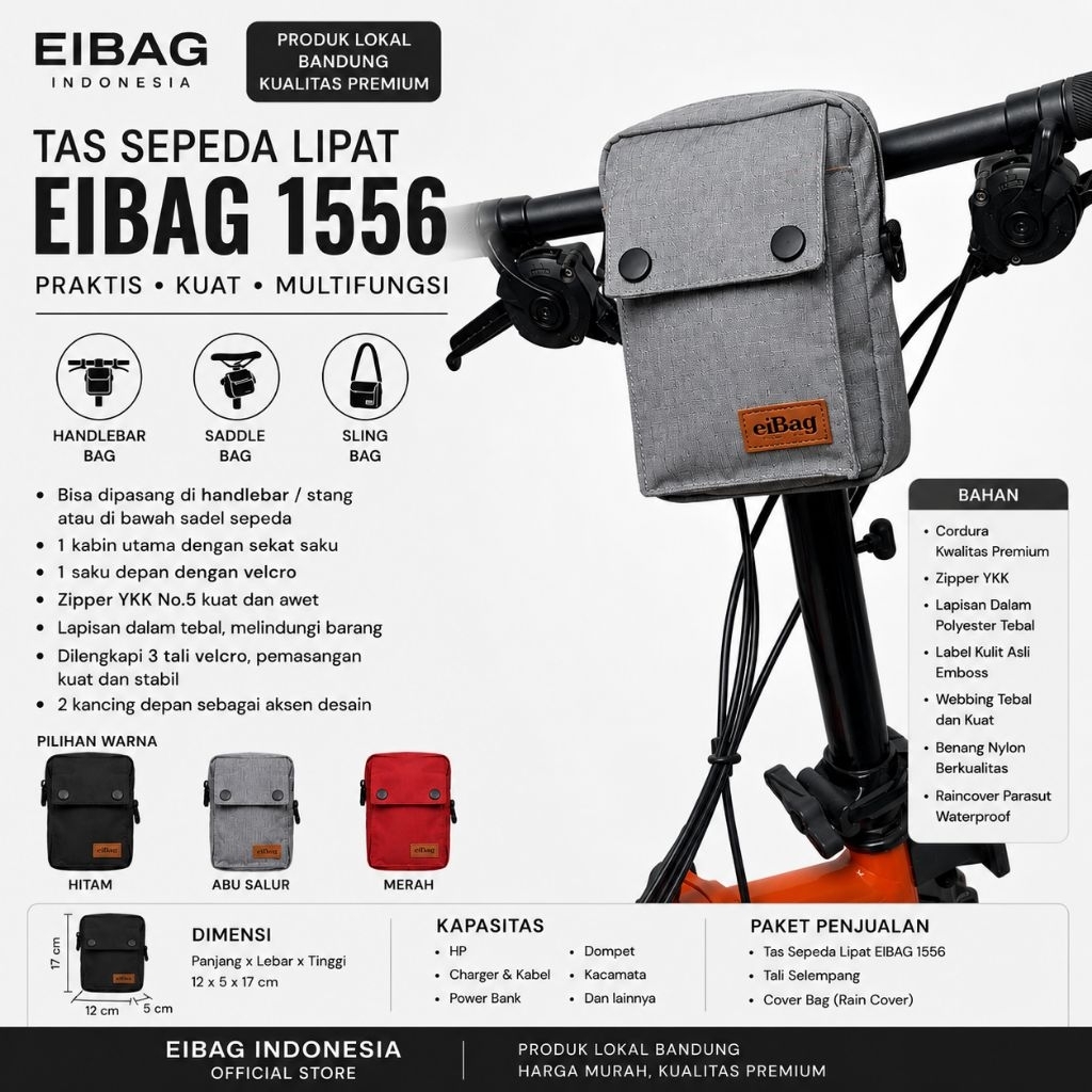EIBAG- Tas Sepeda Lipat - eiBag 1556