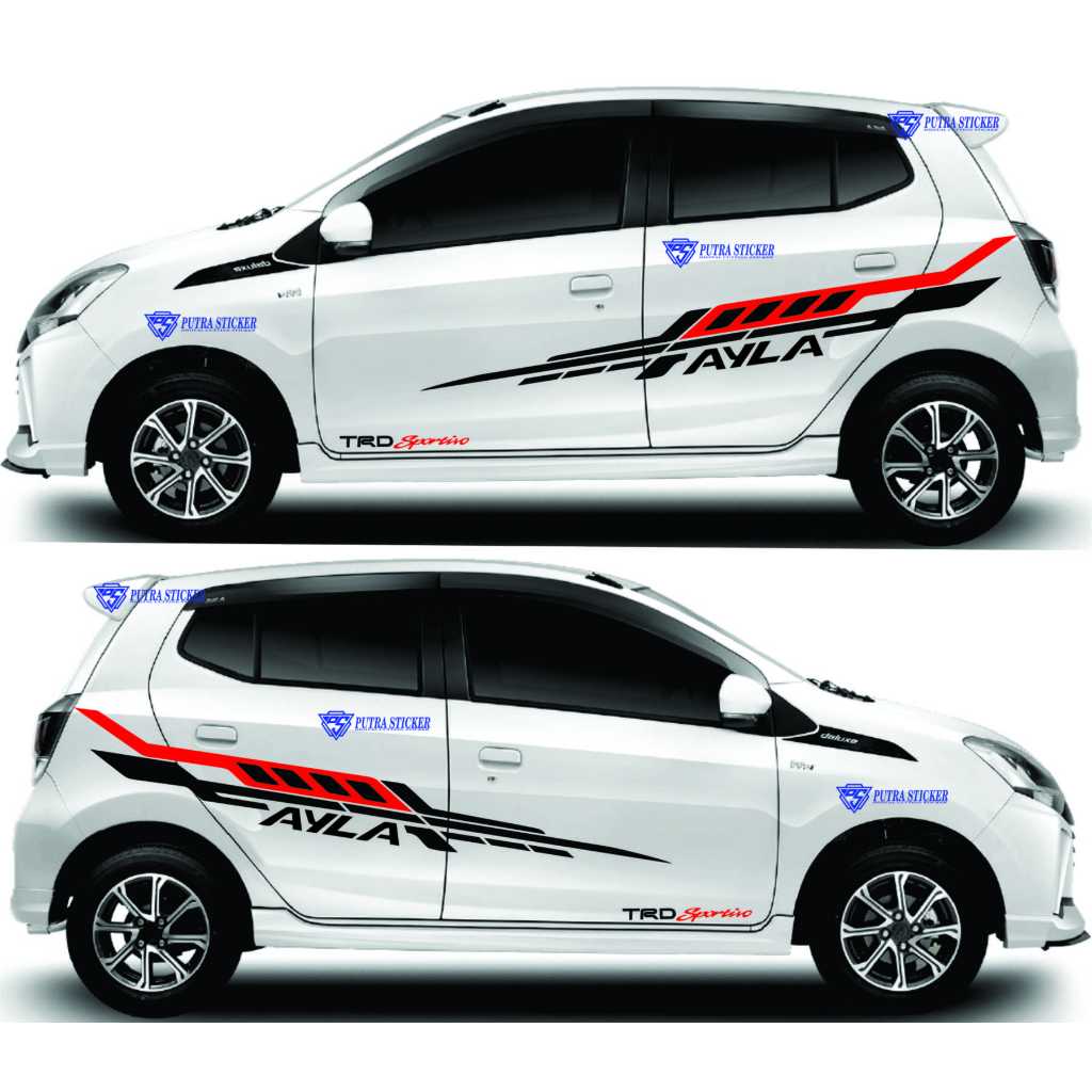 promo sticker sticker mobil ayla sticker cutting mobil ayla agya terlaris