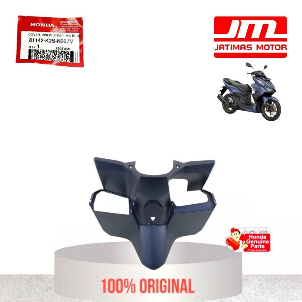 81142-K2S-N00ZV Cover Inner Upper Biru Doff Honda Vario 160 K2S