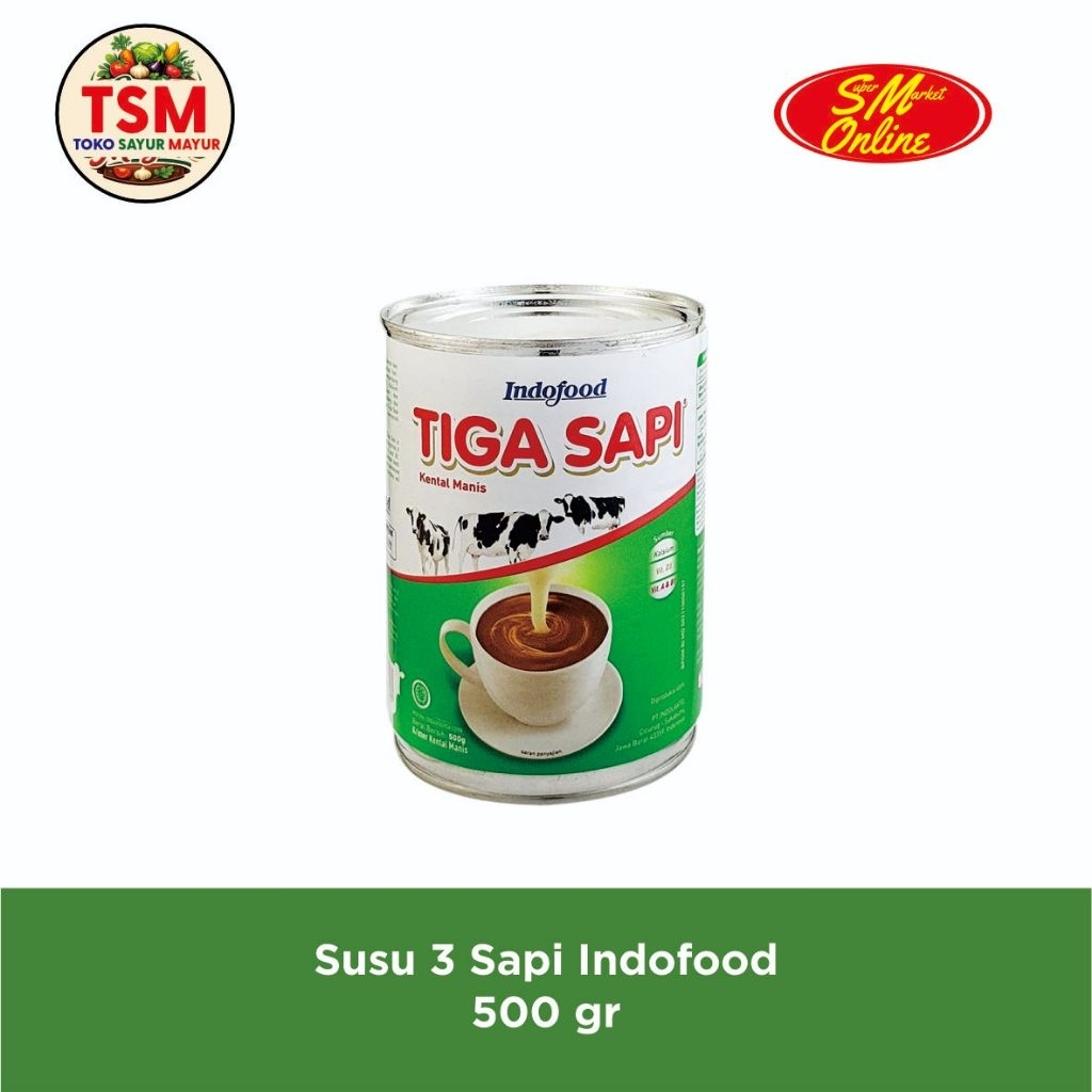Susu 3 Sapi Indofood 500 gr