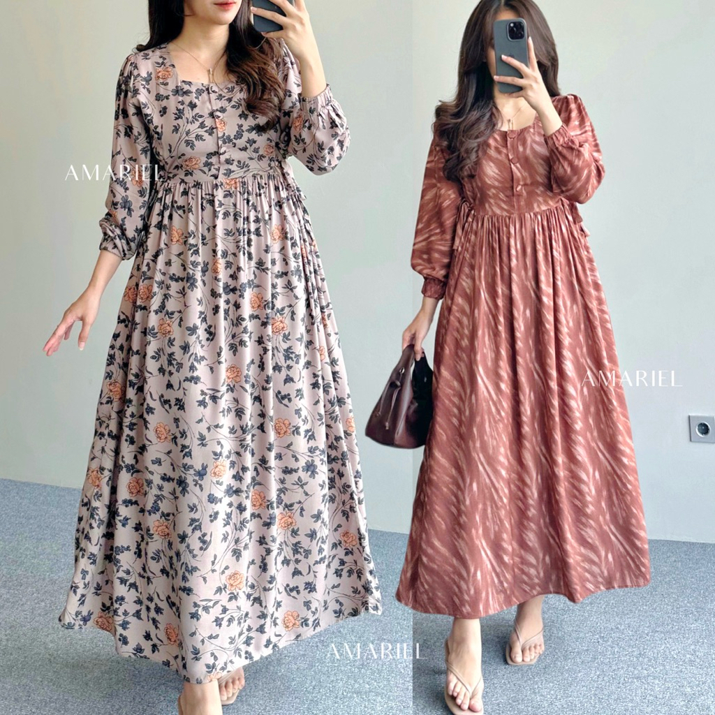 Amariel Tulsa Dress Daster Nyaman Bumil Busui Friendly