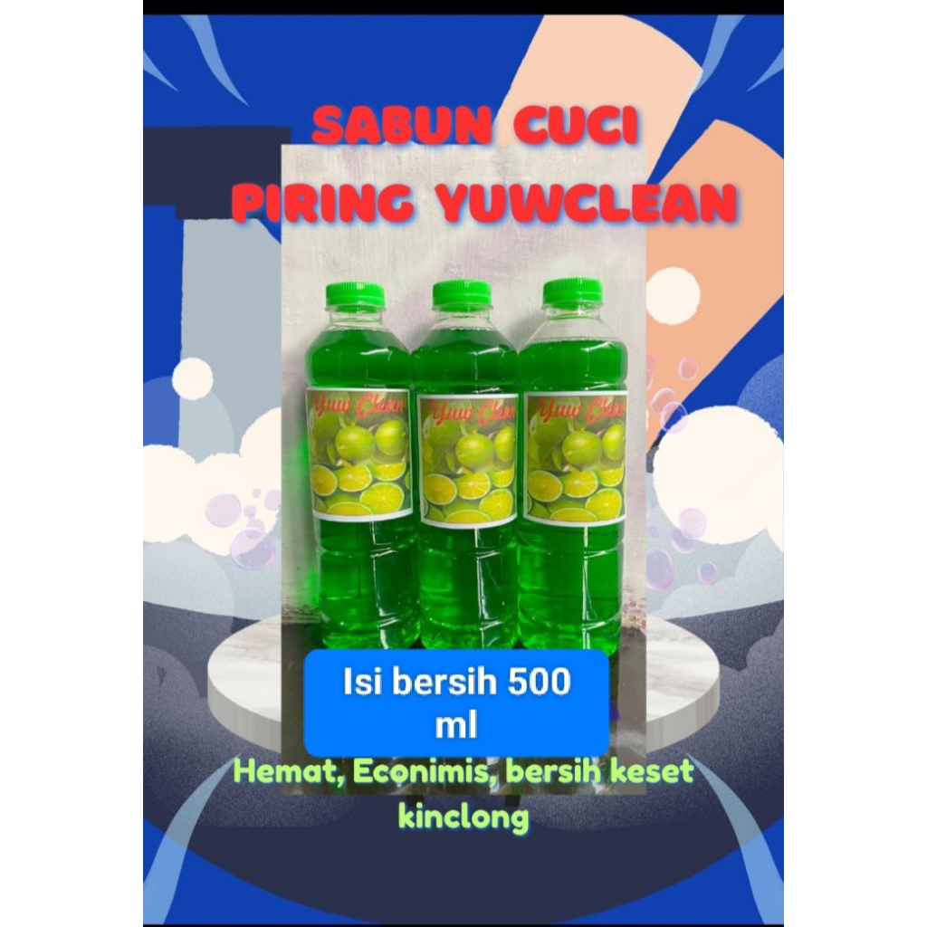 Sabun Cuci Piring ekonomis 600 ml YuClean