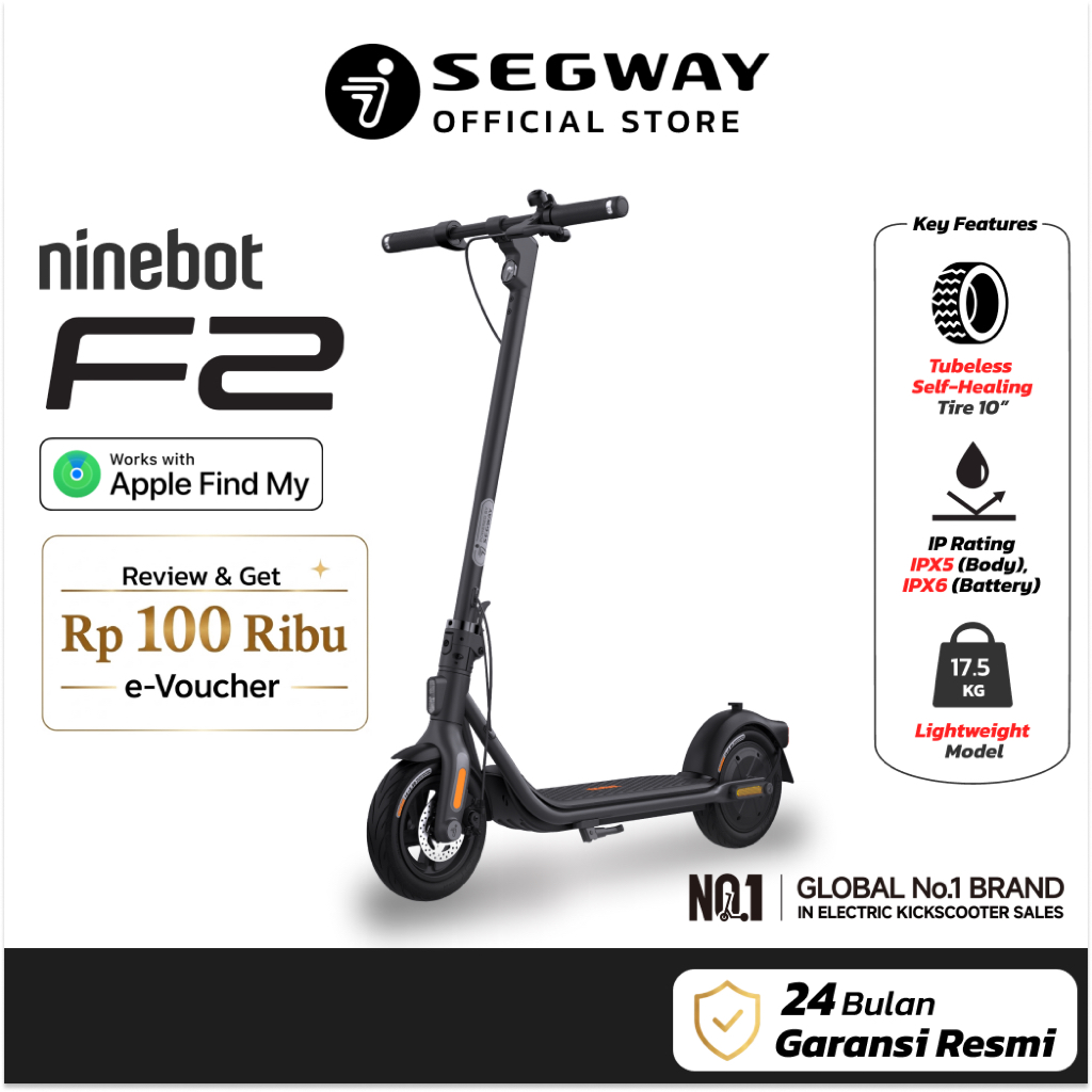 Segway Ninebot F2 Electric Scooter 2026