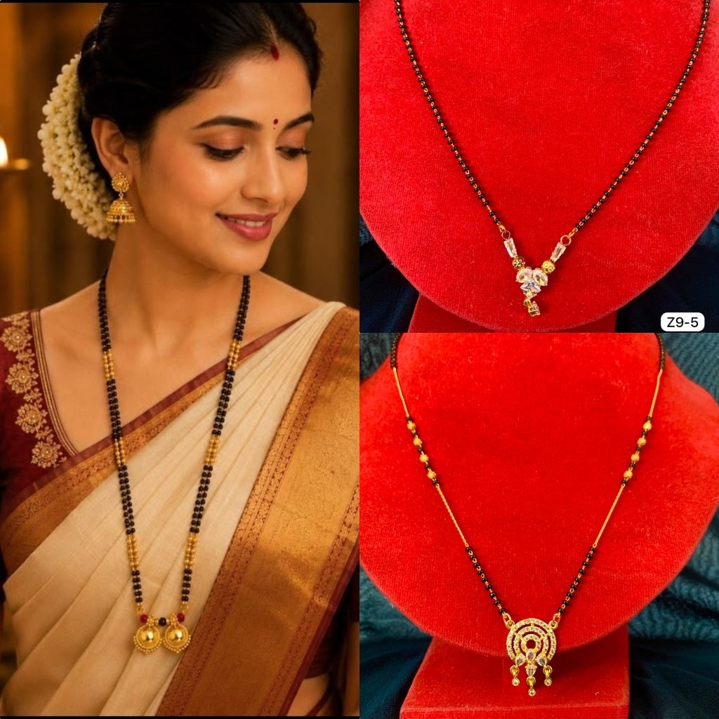 Mangalsutra India (model pendek)/kalung india/kalung cantik/kalung import