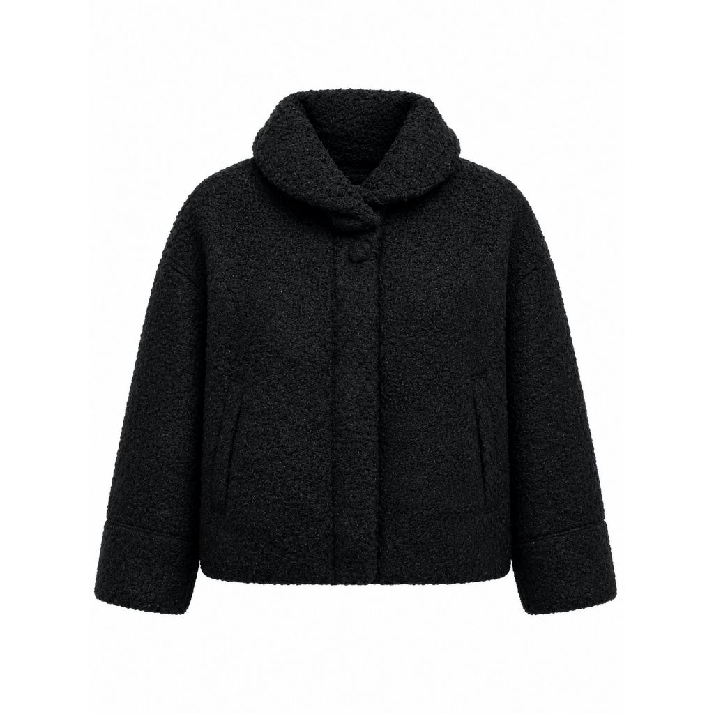 Back Number Fluffy Fur Down Jacket