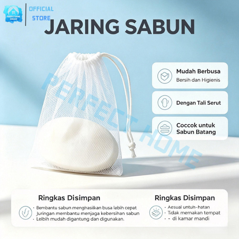 GROSIR JARING SABUN PEMBUAT BUSA | KANTONG SABUN [PERFECTHOME]